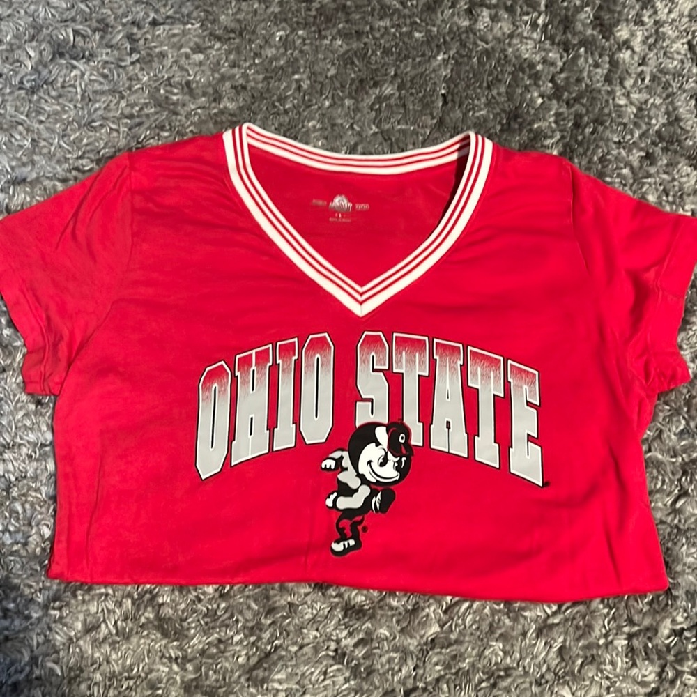Women’s Ohio State V Neck T Shirt